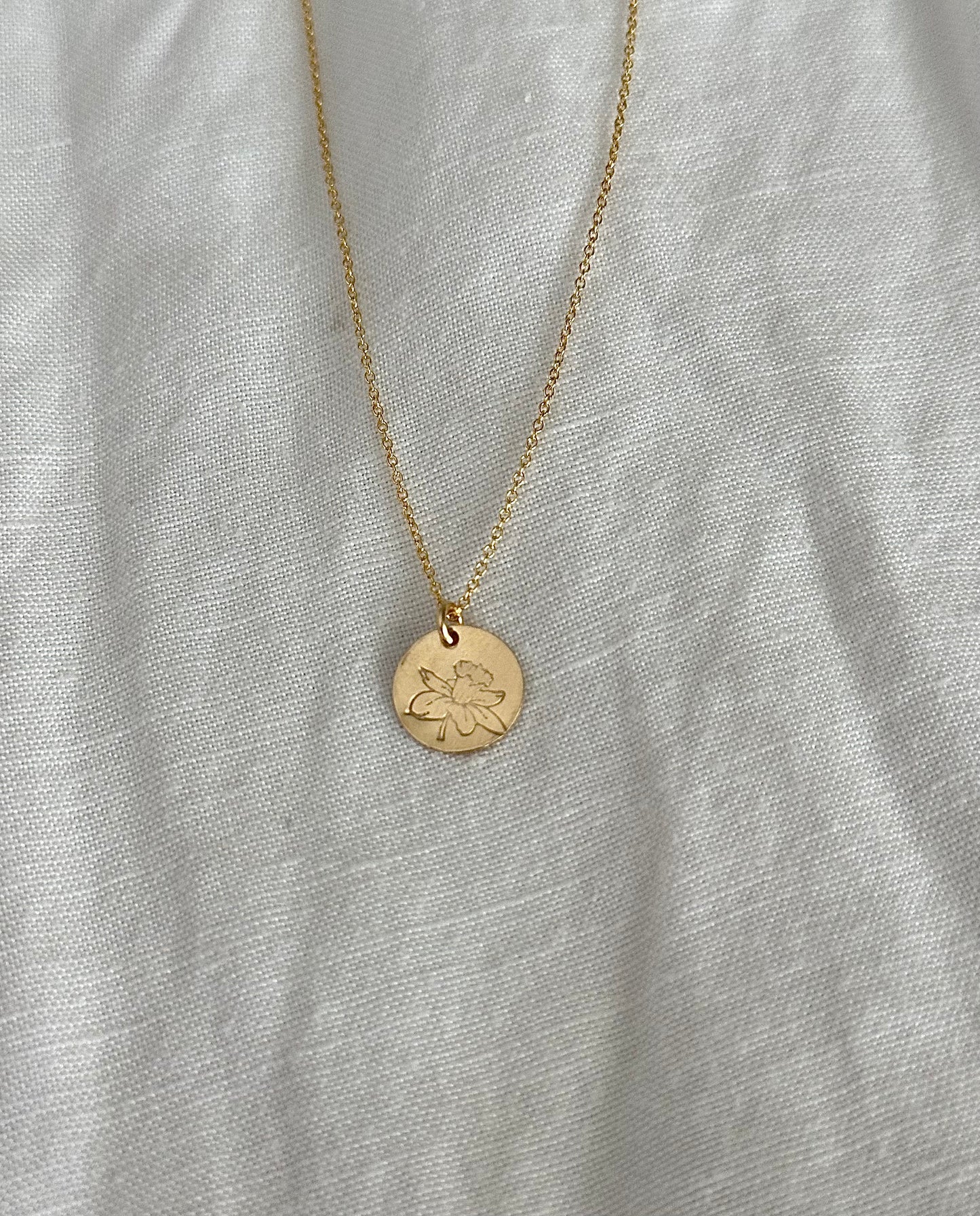 Birth flower Necklace