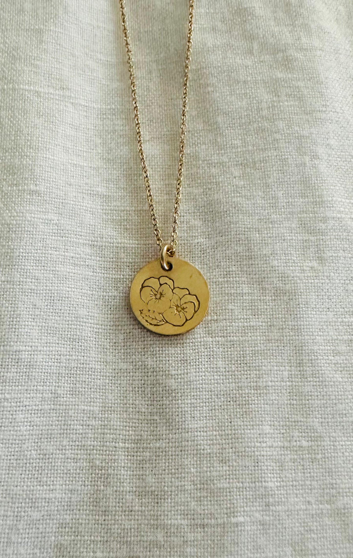 Birth flower Necklace