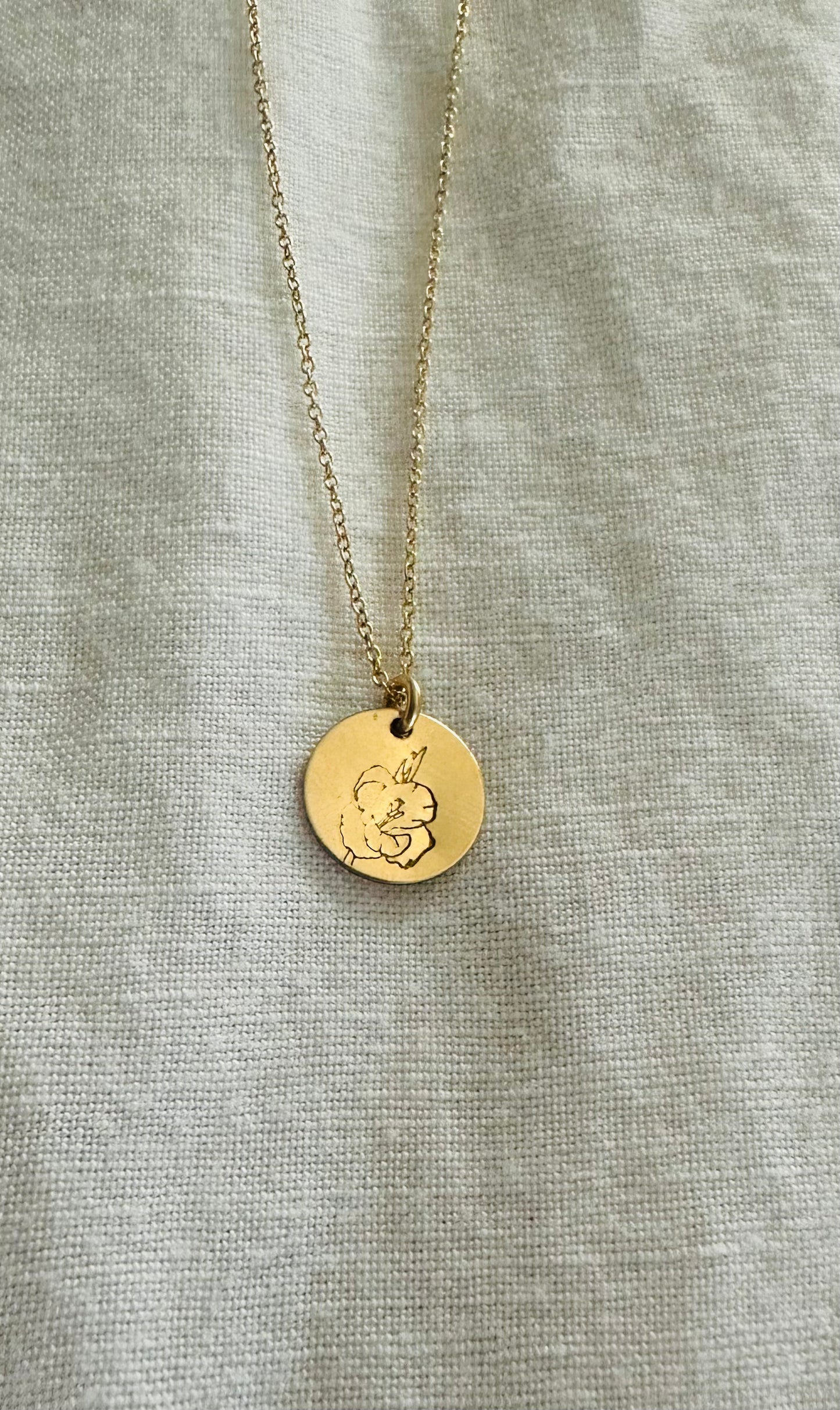Birth flower Necklace