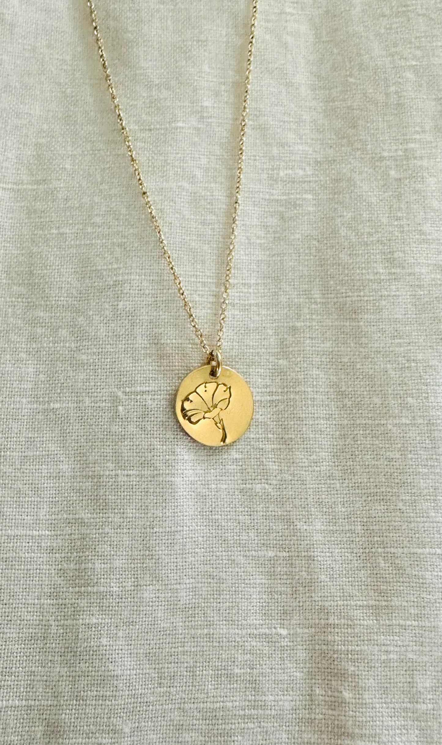 Birth flower Necklace