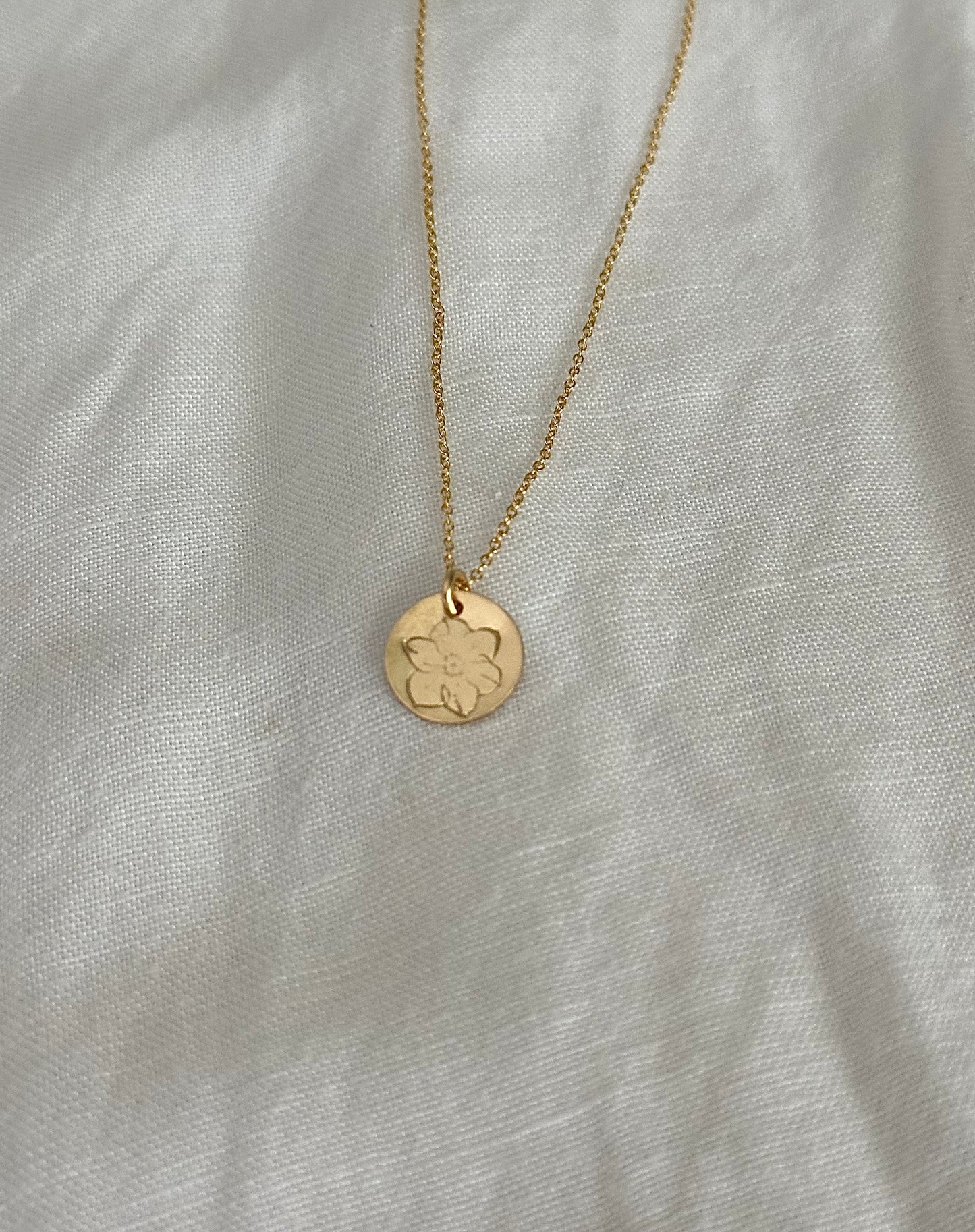 Birth flower Necklace