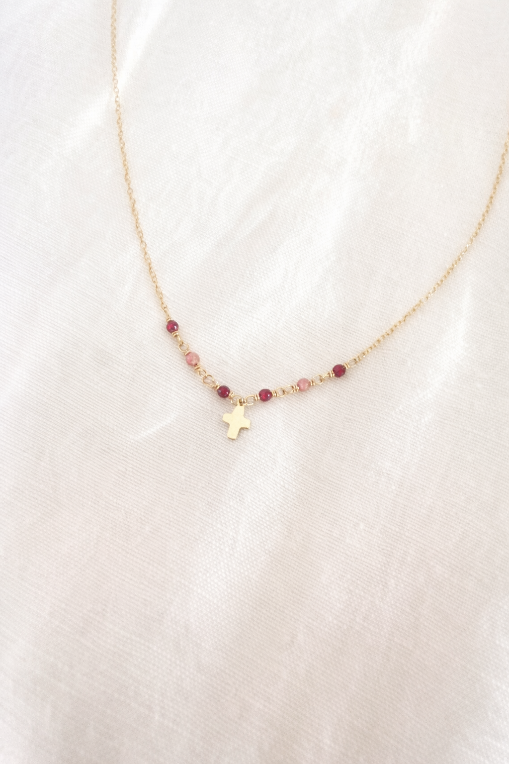 Tiny Cross Necklace