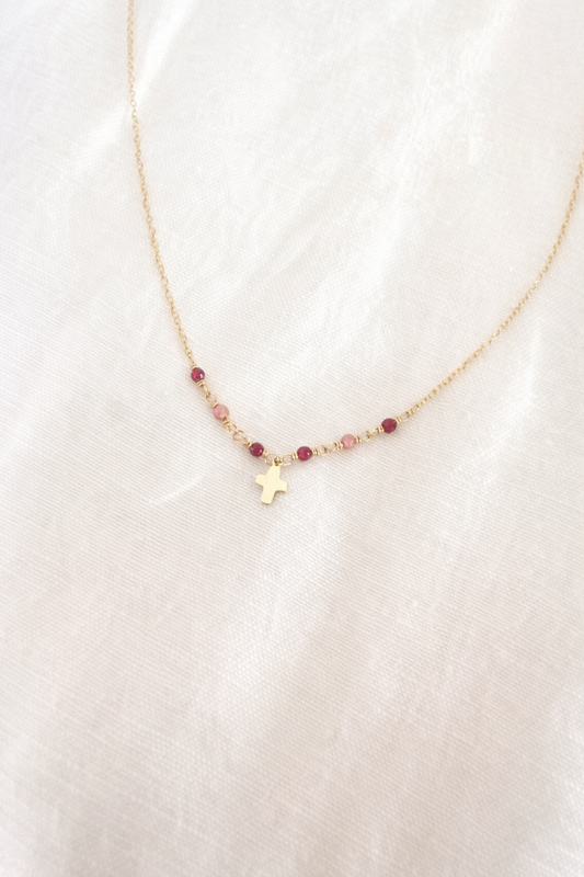 Tiny Cross Necklace